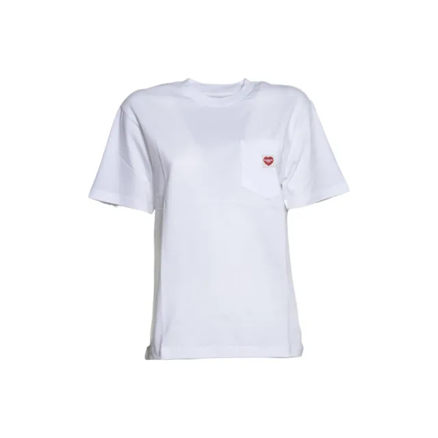Carhartt Wip I037166 t-shirt bianca cotone taschino