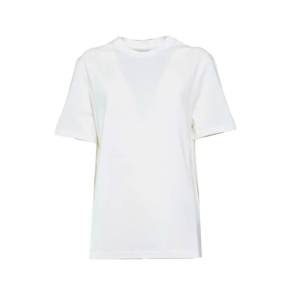 Jil Sander J02GC0128J46219 T-shirt Bianca Cotone