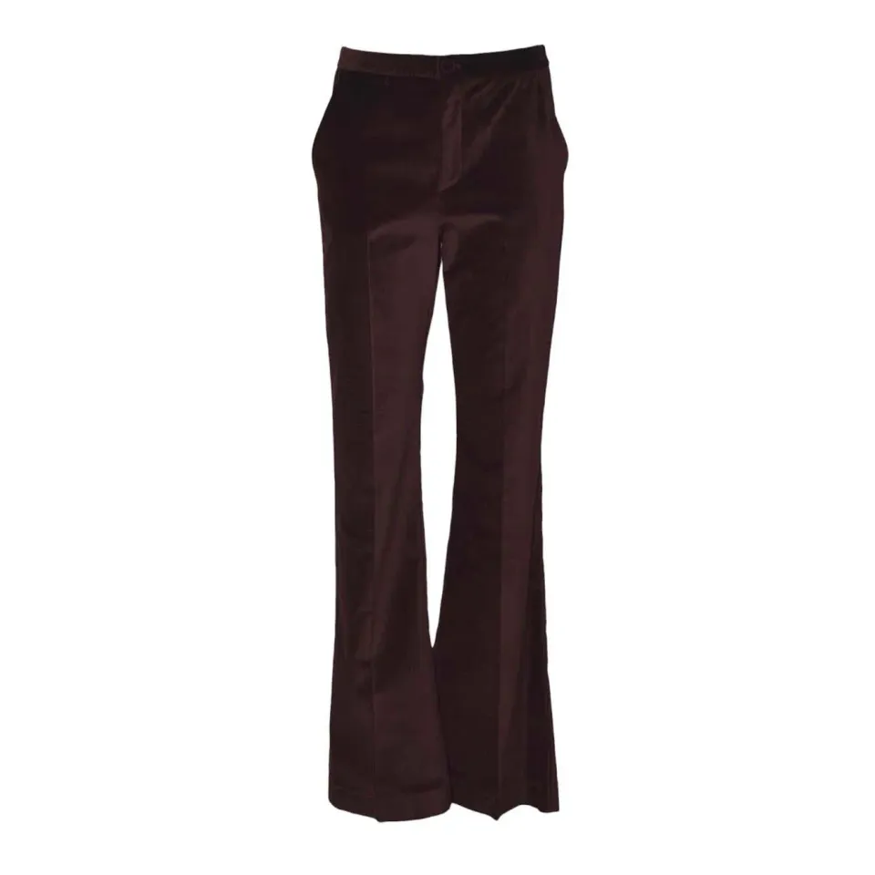 Merci P393A pantalone velluto bordeaux cotone