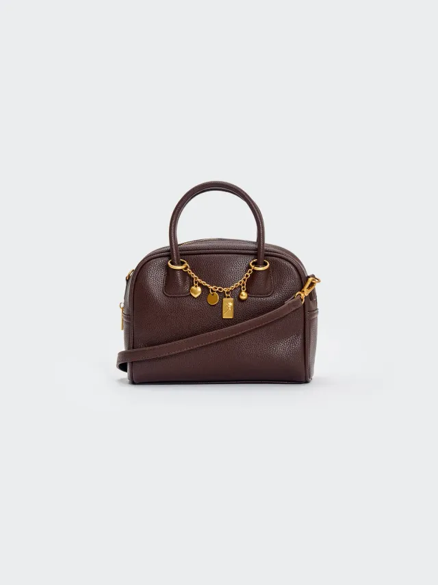 Vicolo Slide Chain borsa moka bauletto catena