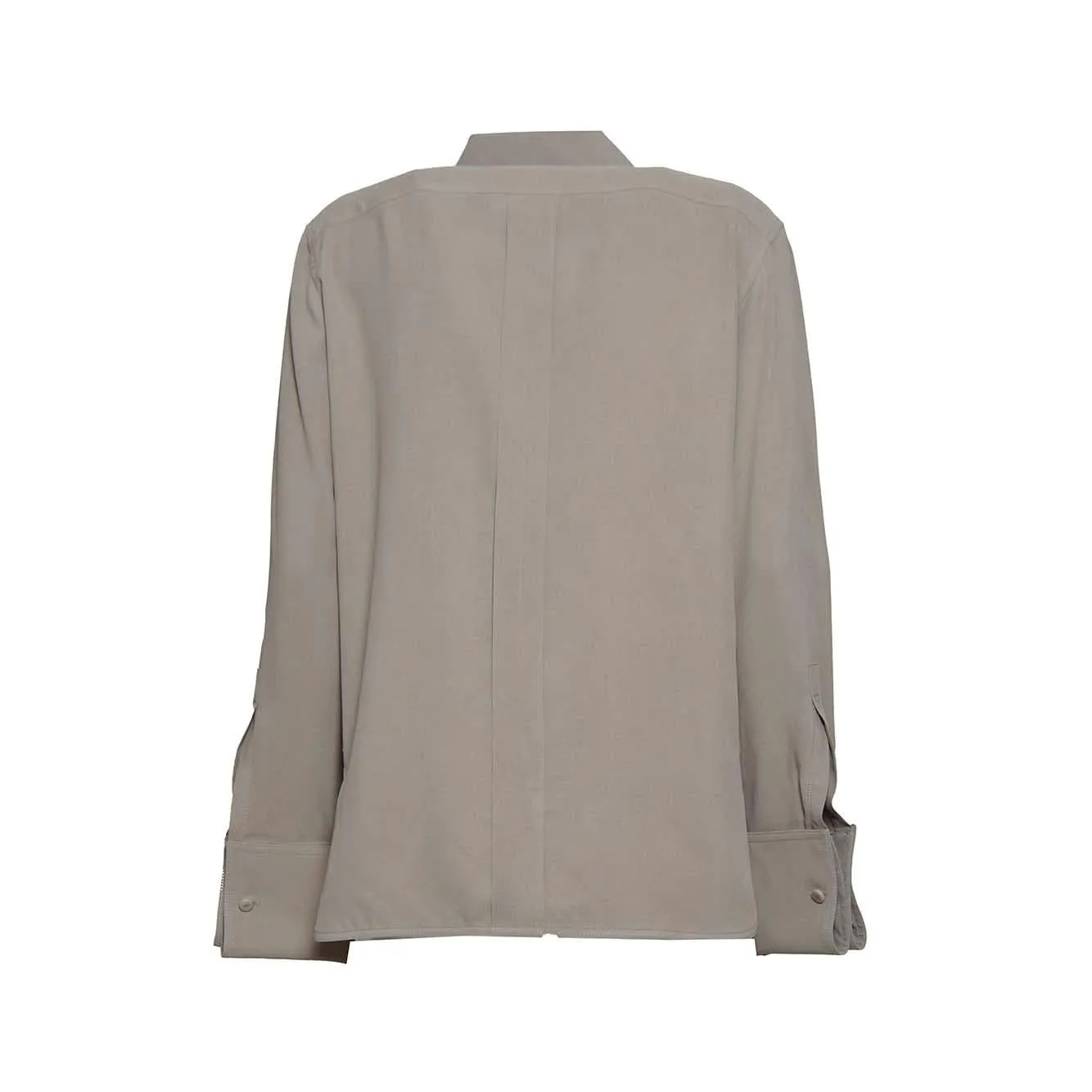 Max Mara Candia 2411111033600 camicia seta tortora 44
