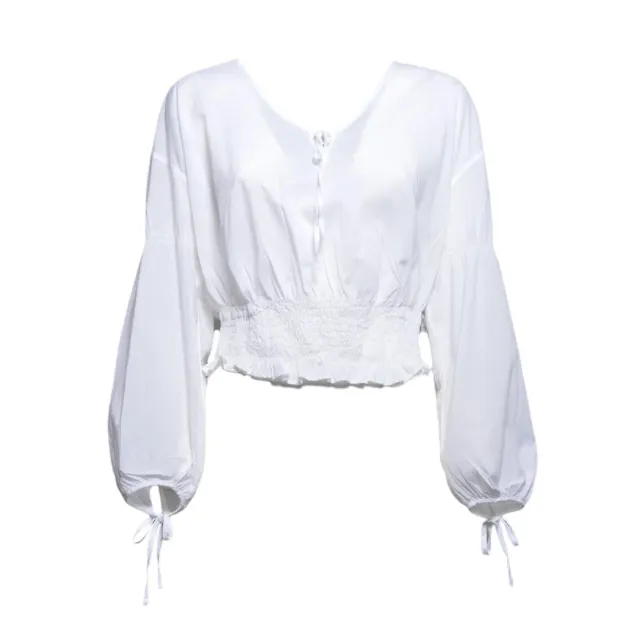 Aspesi 5672L066 top cotone bianco donna