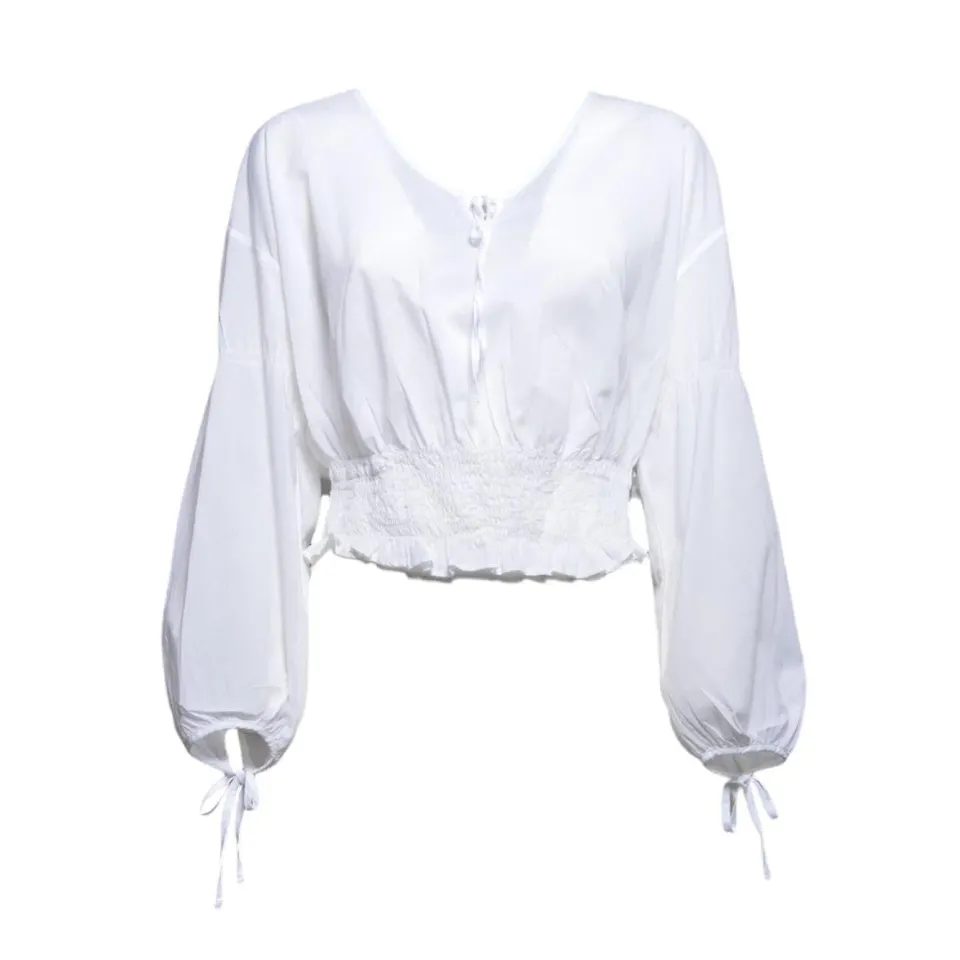 Aspesi 5672L066 top cotone bianco donna