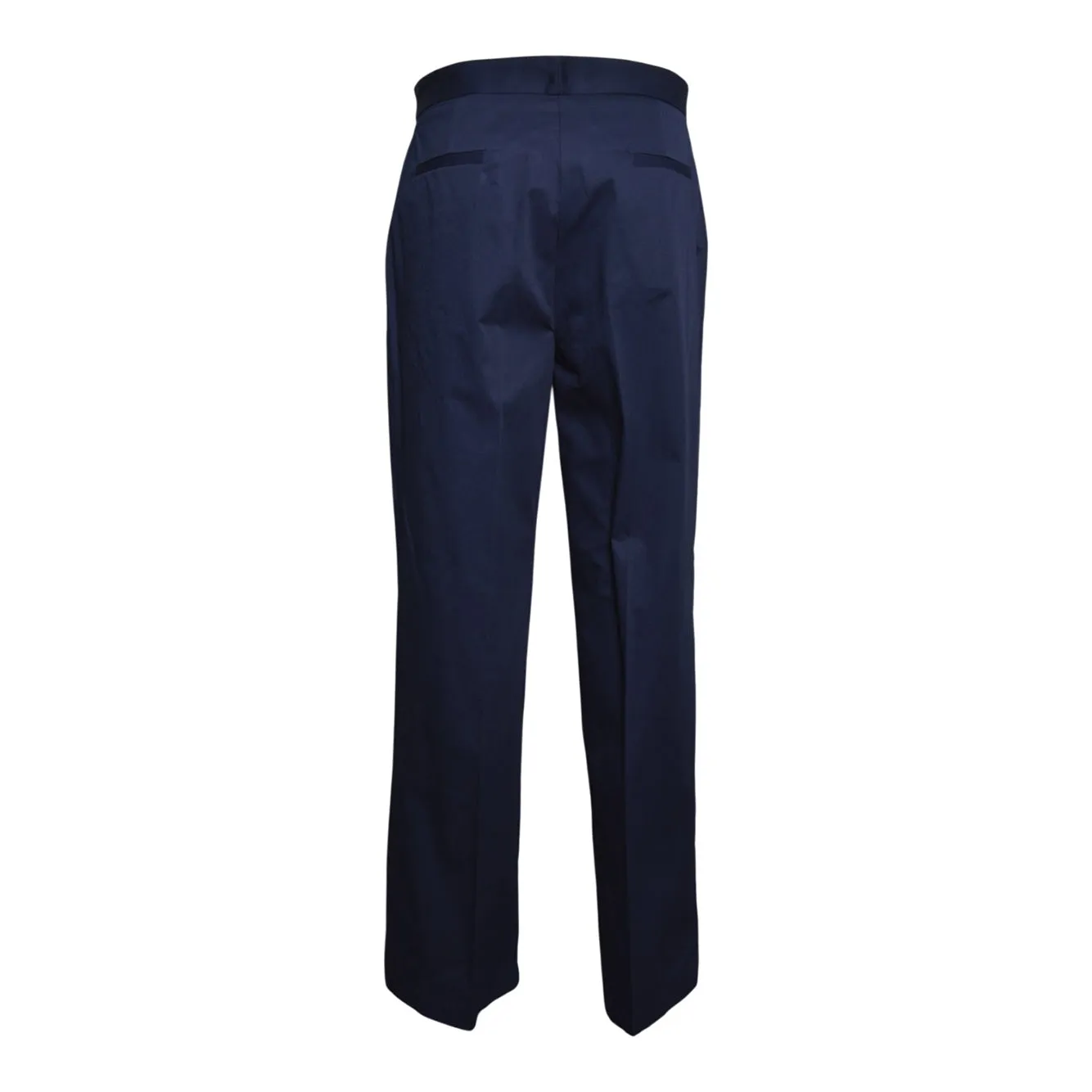 Solotre M1AB0223ABU89S pantalone donna blu navy cotone