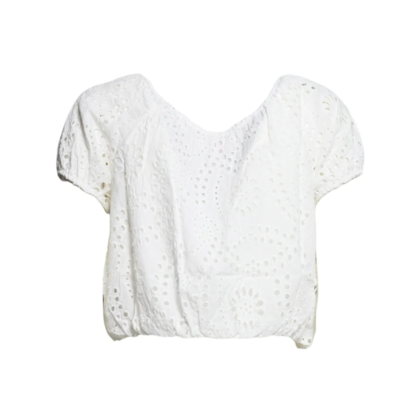 Saint Barth GIA0001 top bambina sangallo bianco cotone