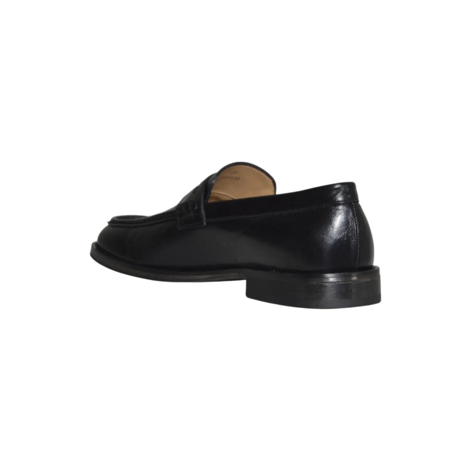 Our Legacy A2267LT mocassini uomo nero pelle