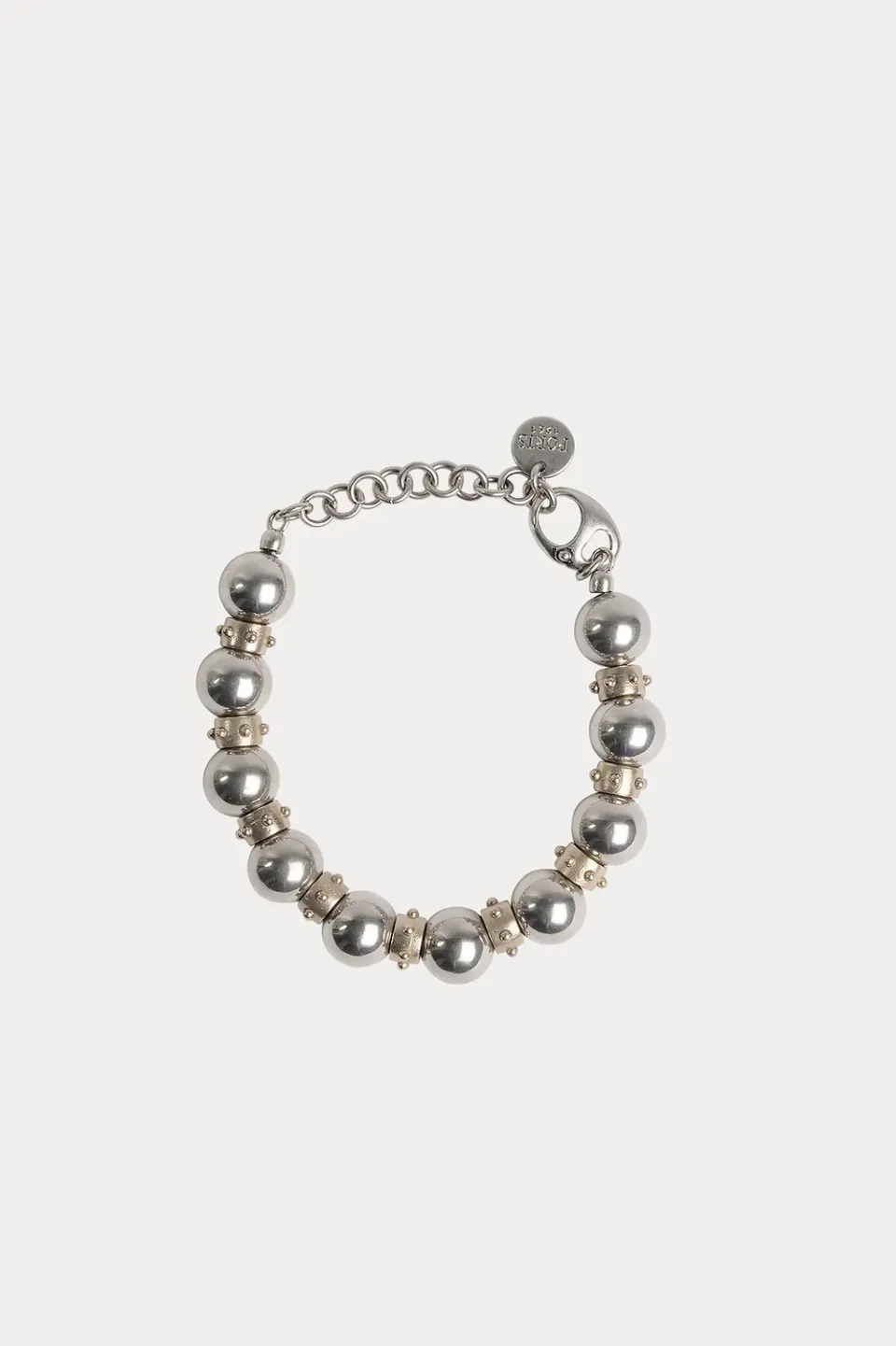 PORTS Bead PW222AJE14 bracciale perline oro argento