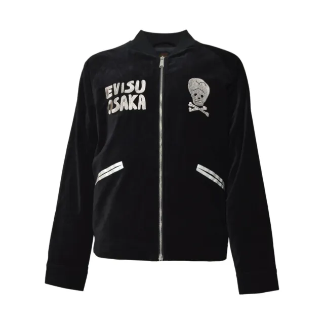 Evisu 2EAEJM5JK6101 bomber uomo nero imbottito L