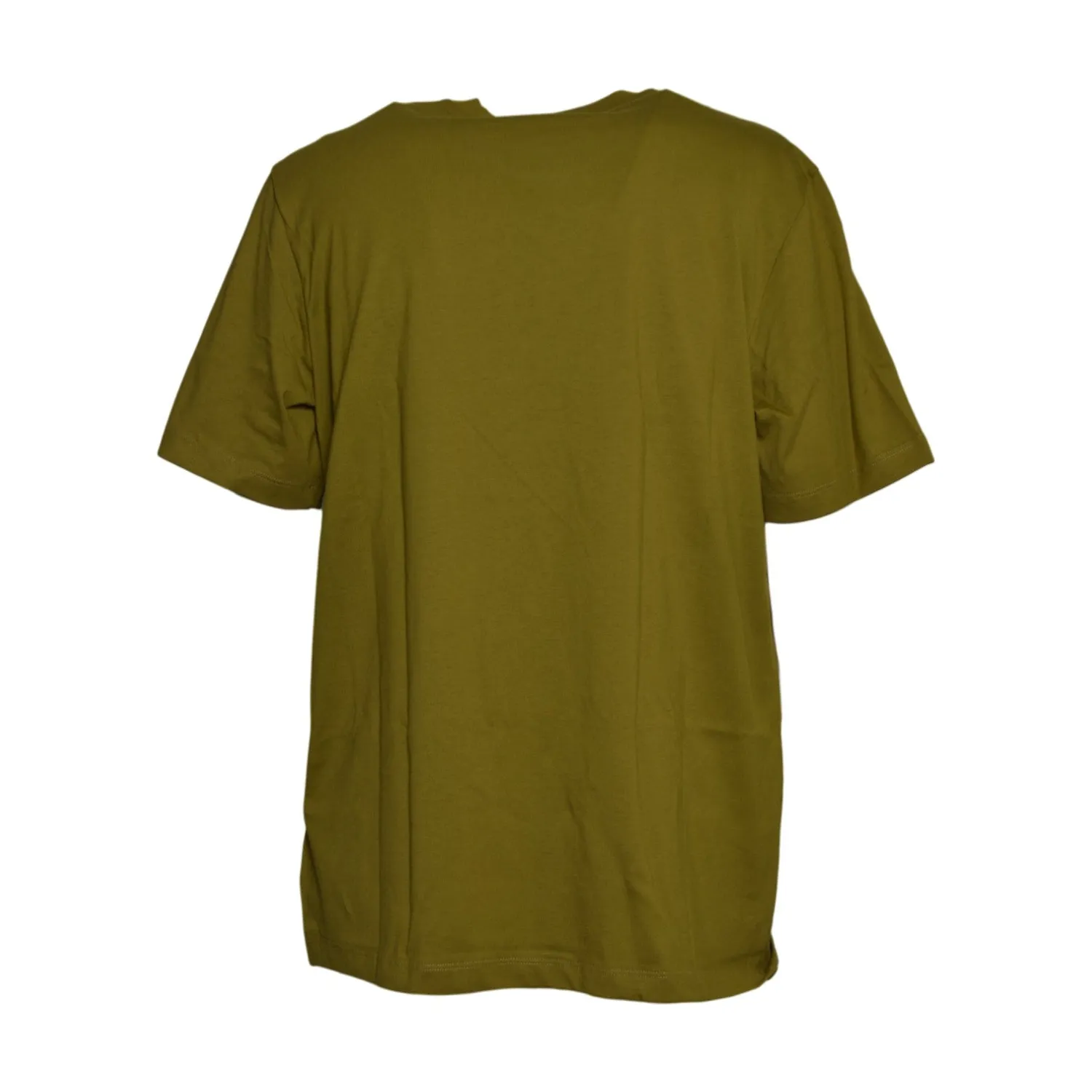MSGM 3940MM51025779838 T-shirt verde militare cotone