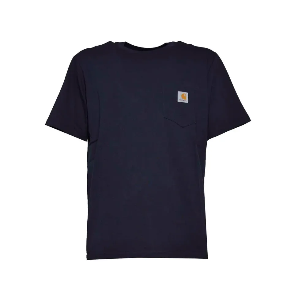 Carhartt Wip I030434 Pocket t-shirt navy cotone XS-S