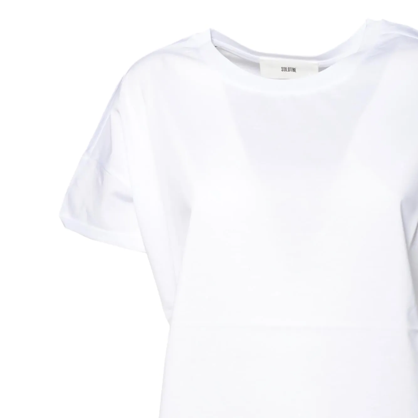 Solotre M1D0166 t-shirt bianca cotone regular
