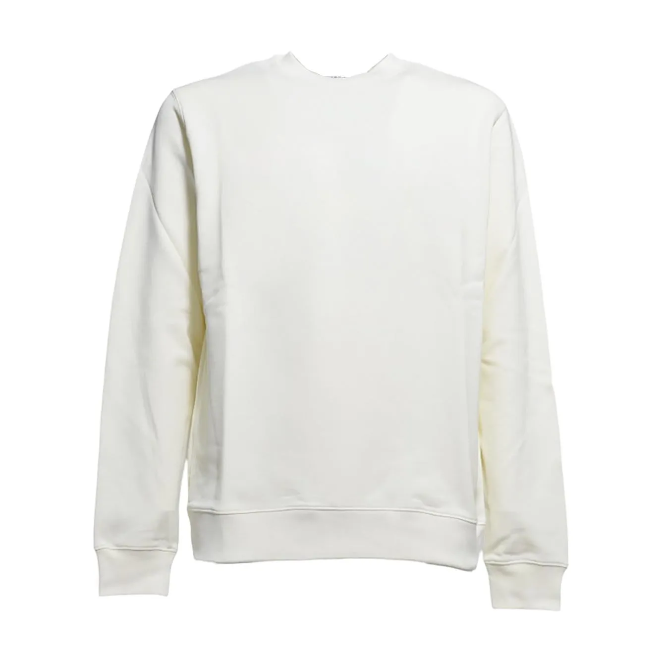 MSGM 2000MM513300000 felpa donna panna logo taglia XS