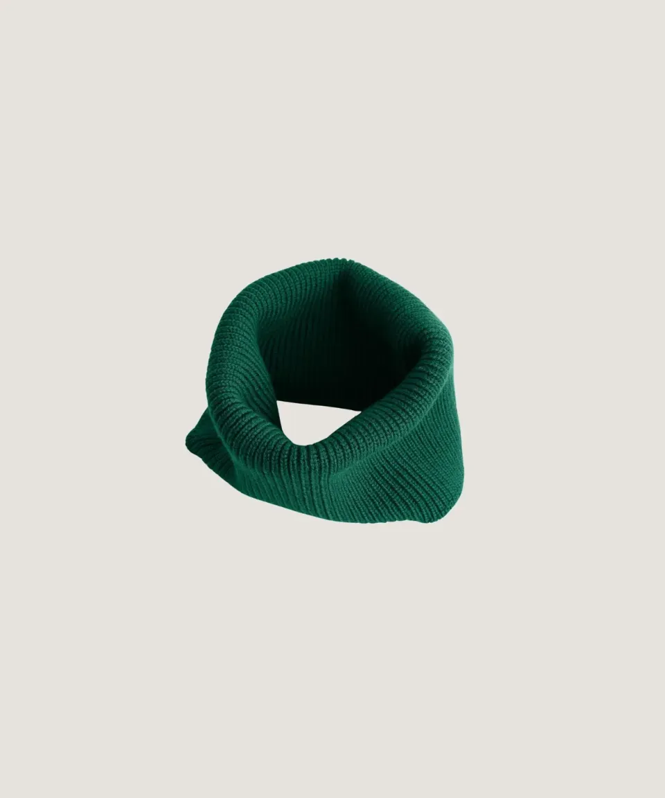 Rodier colletto lana merino verde bottiglia