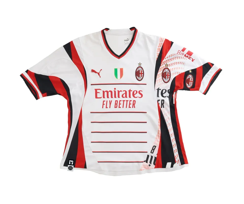 Marcello Pipitone AC Milan 24.23.02.21 maglia calcio M riciclata