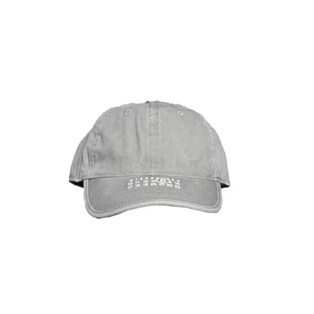 MM6 Maison Margiela S52TC0070 cappello grigio cotone