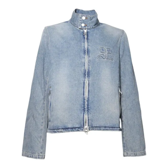 Courrèges City Shadow 126DBL328DE0058 giacca denim blu