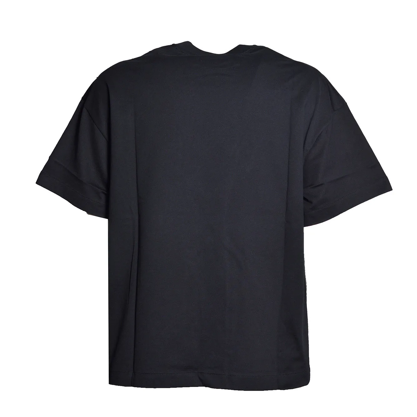 Jil Sander J22GC0277J20348 t-shirt nera 100% cotone
