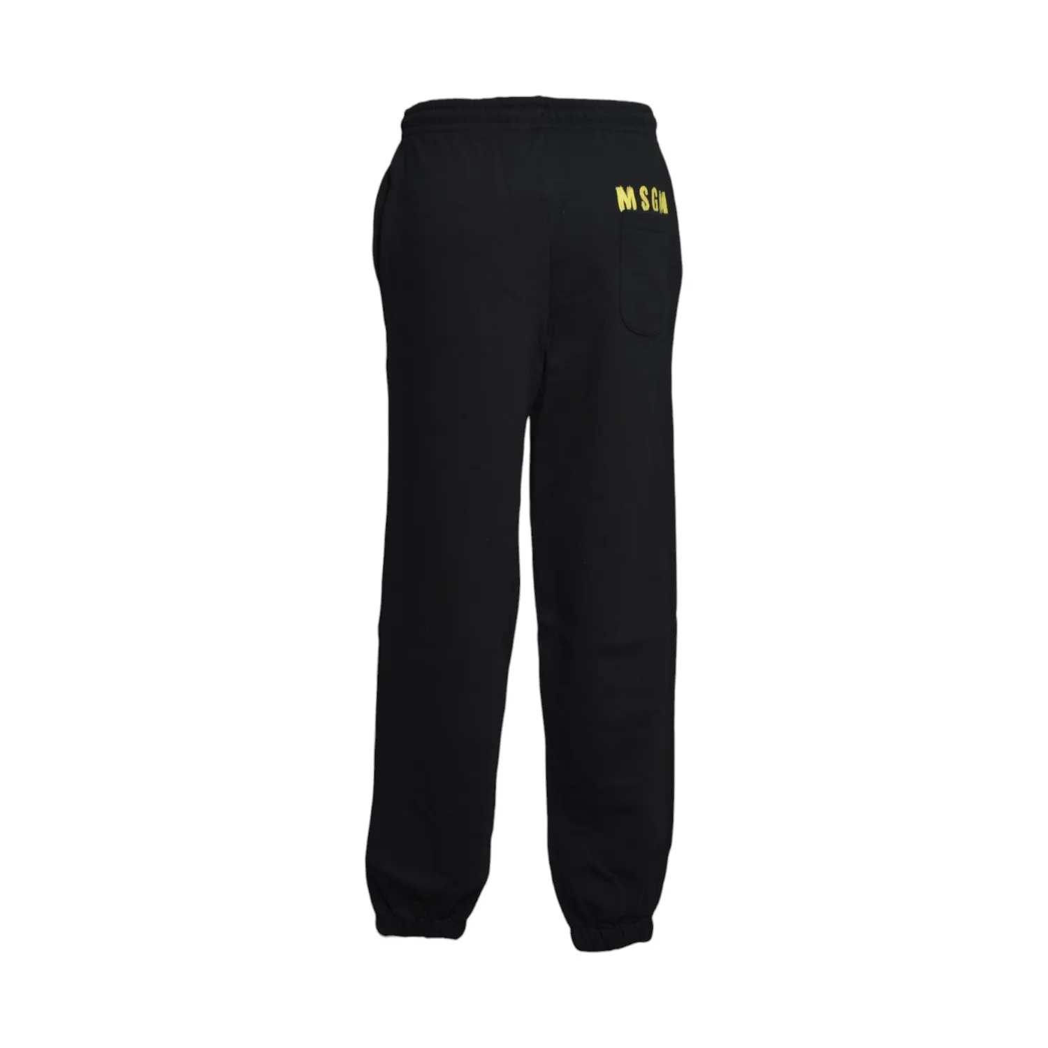 MSGM Junior F6MSJUFP016 pantalone cotone nero ragazzo
