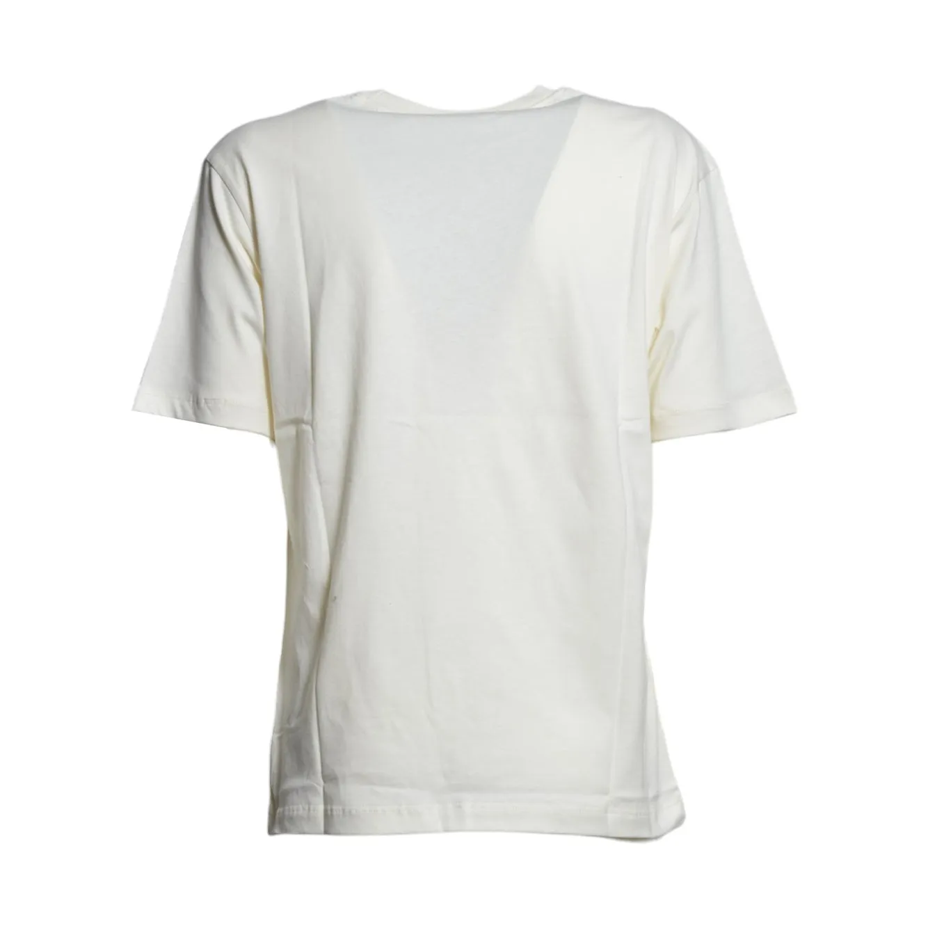 Msgm Junior F6MSJUTH017 t-shirt crema bambino
