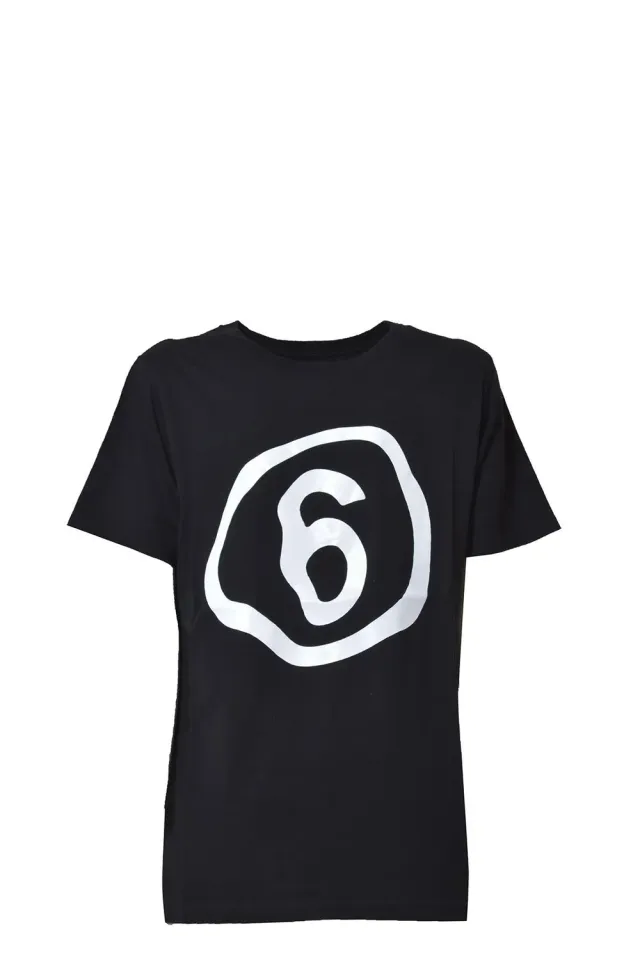 MM6 Maison Margiela Junior M60338MM009 t-shirt nera 8A