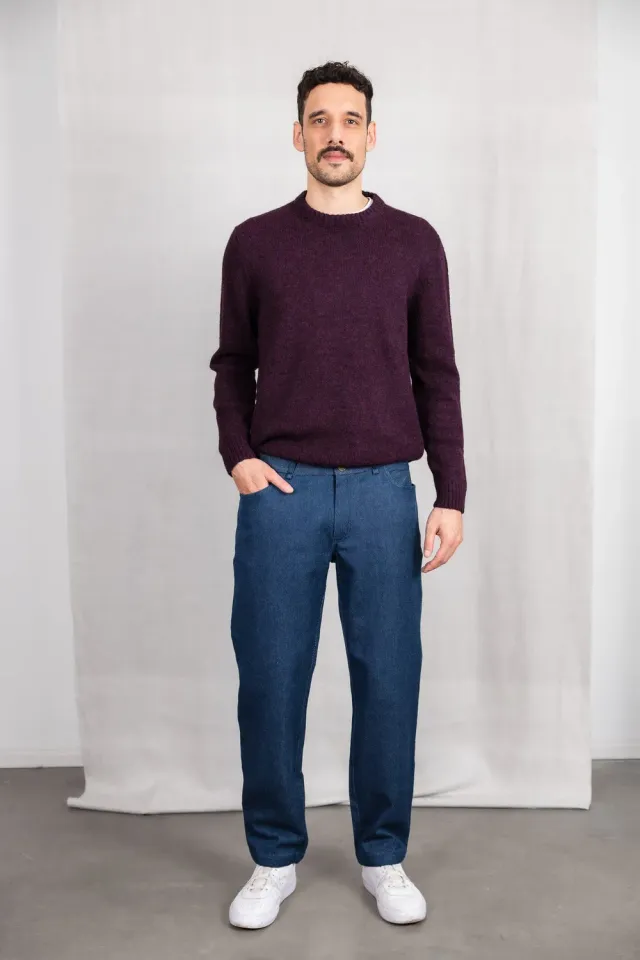 Jyoti Fair Works Prakrit jeans denim cotone