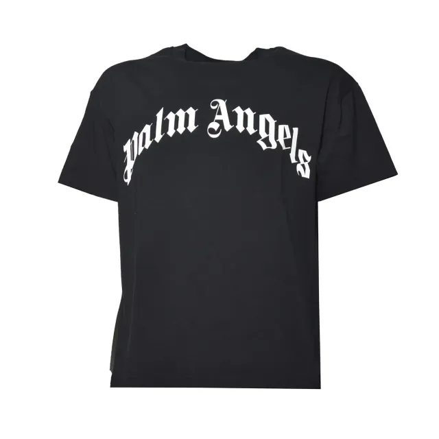 Palm Angels PMAA109S26JER00G t-shirt nero/bianco cotone
