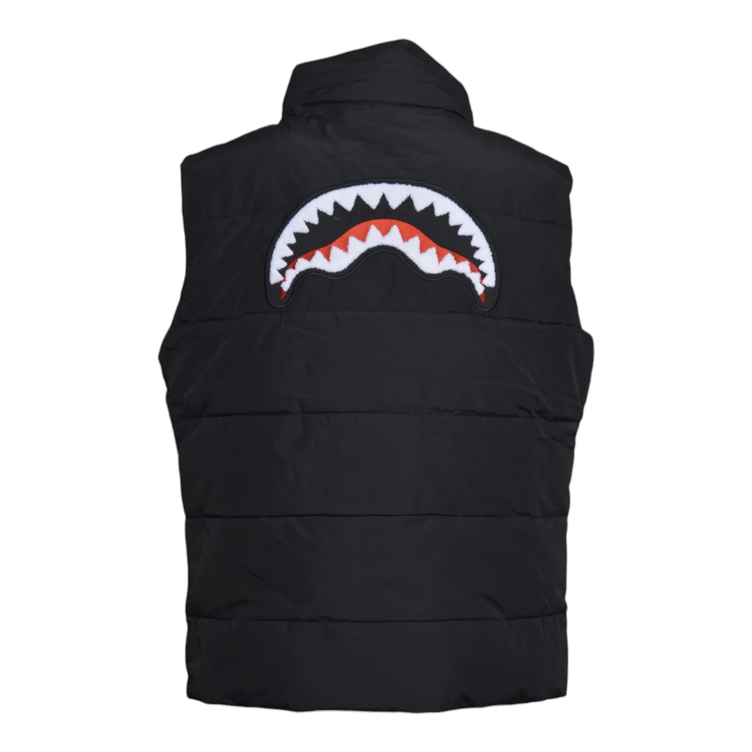 Sprayground SP994 gilet imbottito nero/marrone uomo