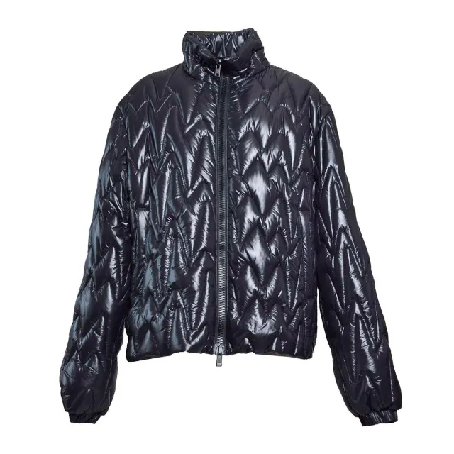 MSGM 3740MH05247532 piumino nero monogram oversize