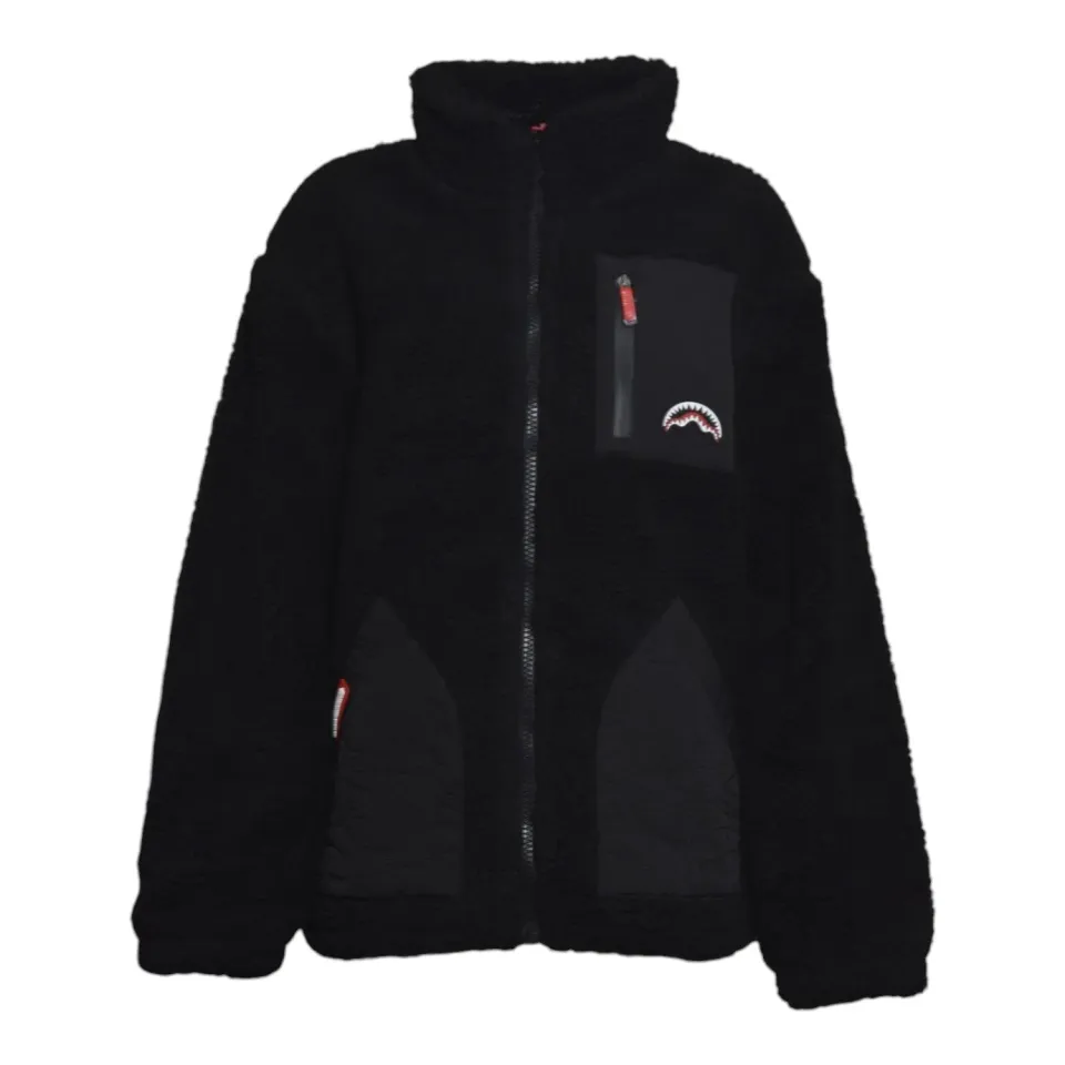 Sprayground SP982BLK giubbotto teddy nero puffer