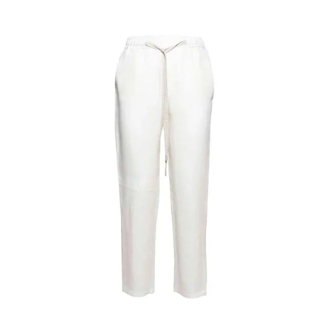 Barba Joke 81250005042105U pantalone lino bianco taglia 40