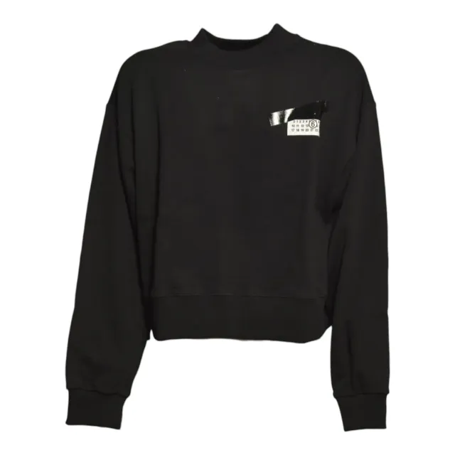 MM6 Maison Margiela M61133MM04HM6900 felpa nera