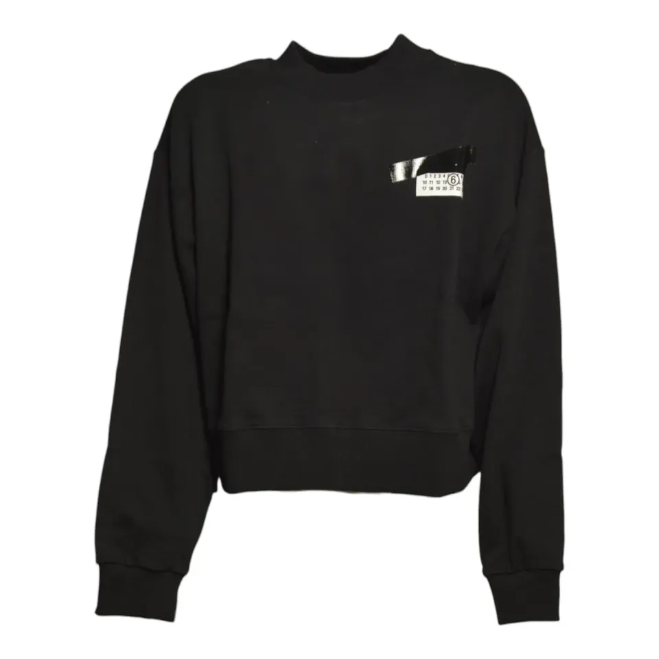 MM6 Maison Margiela M61133MM04HM6900 felpa nera