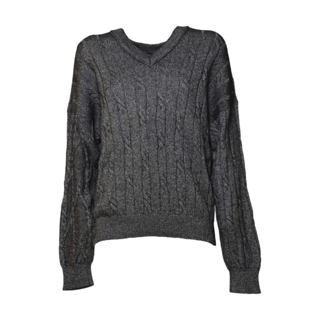 Solotre M3F0029A99 cardigan nero donna taglia 3