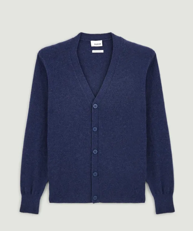 Rodier Cardigan Cashmere 2 Capi cardigan blu denim