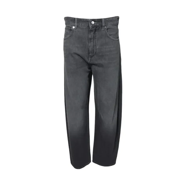 S Max Mara Allegra jeans donna nero lavato 40 viscosa