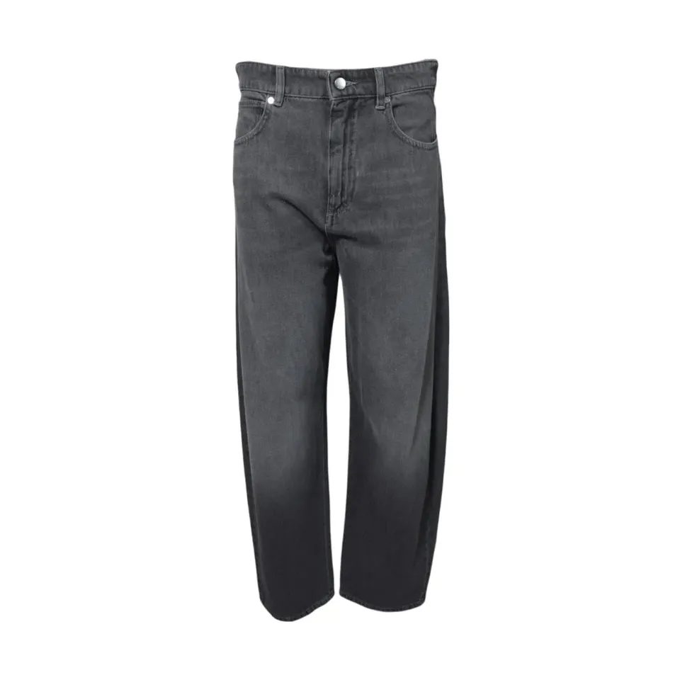 S Max Mara Allegra jeans donna nero lavato 40 viscosa