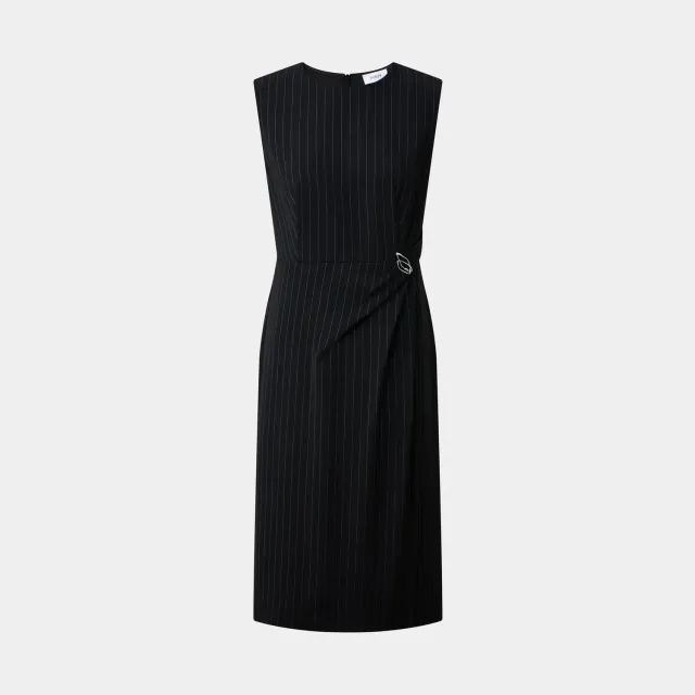 Ports abito noir stripes nero gessato elegante