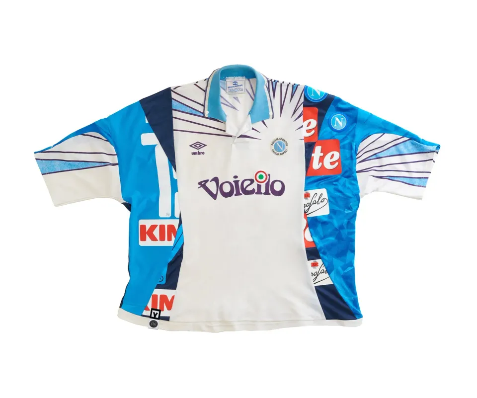 Marcello Pipitone Napoli 92.19.18 maglia calcio L riciclata