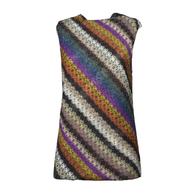 Missoni DS25WK0CBR012OS72LE cardigan giallo viola