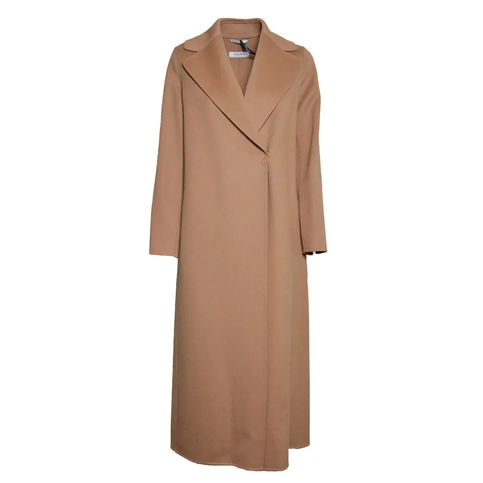 S Max Mara Poldo cappotto cammello 100% lana vergine