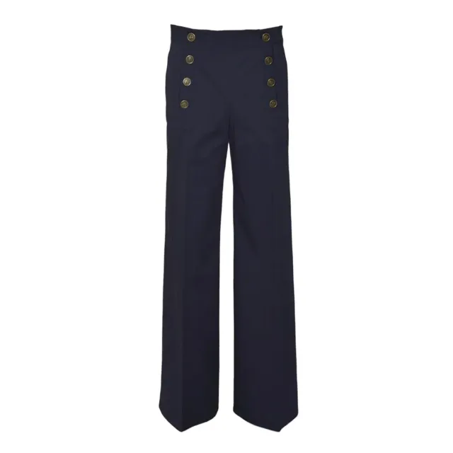 Etro WREA004099TUEG0 pantalone blu notte