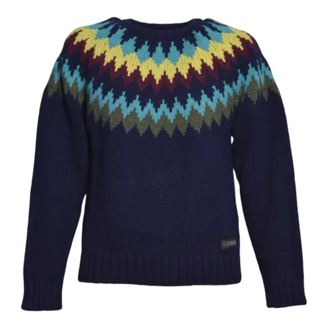 Dsquared2 Junior DQ3408D0AJEDQ864 cardigan blu ragazzo