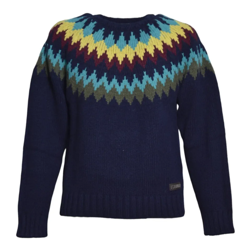 Dsquared2 Junior DQ3408D0AJEDQ864 cardigan blu ragazzo
