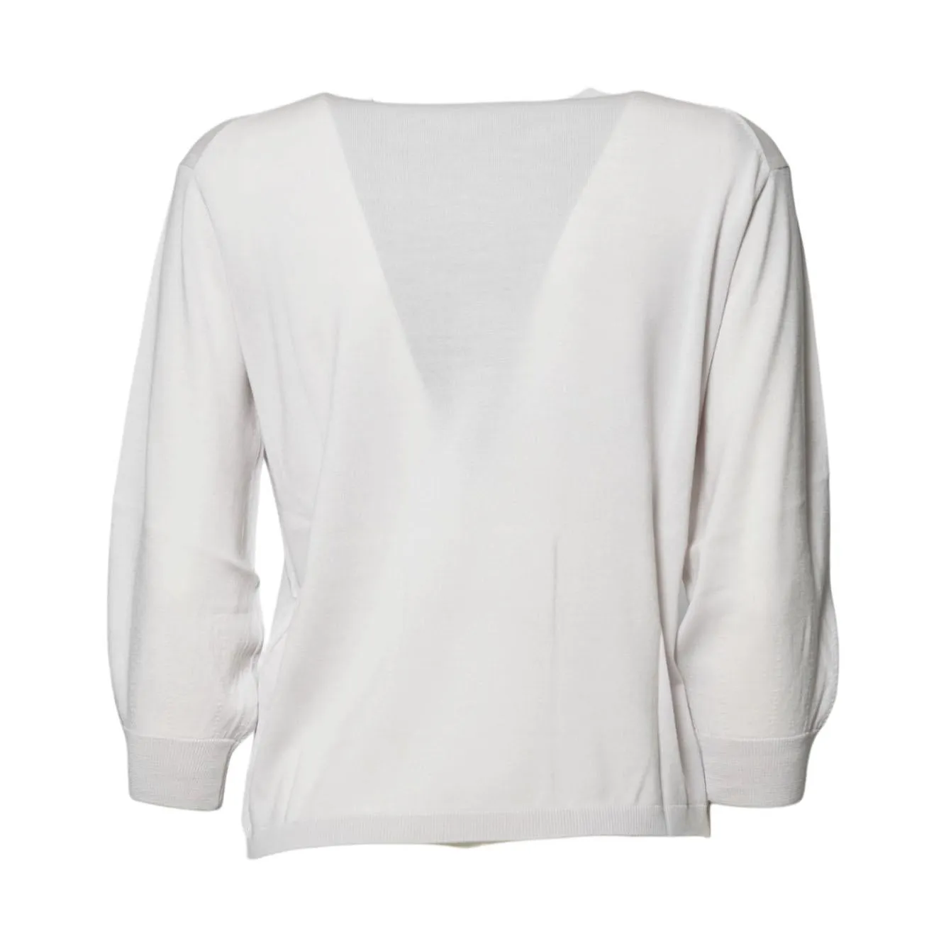S Max Mara Amico 2529366041600 cardigan panna lana