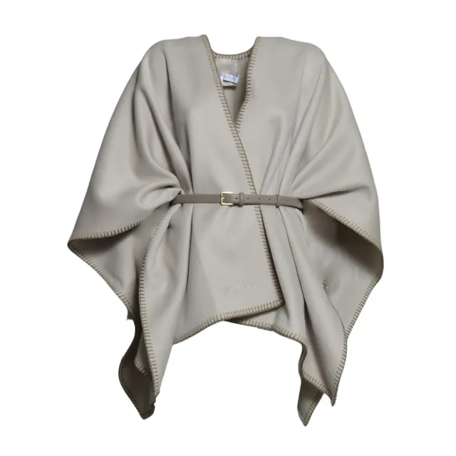 Max Mara Colomba 2624546121600 stola lana beige taglia UNI