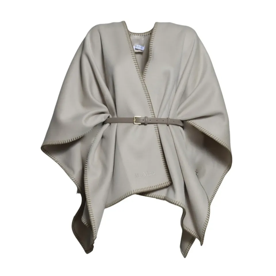 Max Mara Colomba 2624546121600 stola lana beige taglia UNI