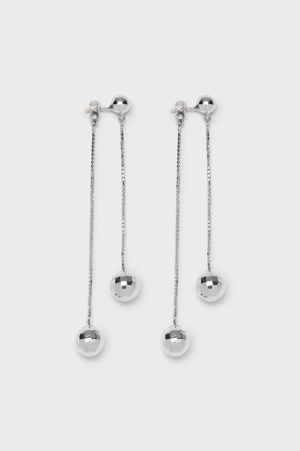 PORTS Disco Ball Earrings orecchini argento ottone