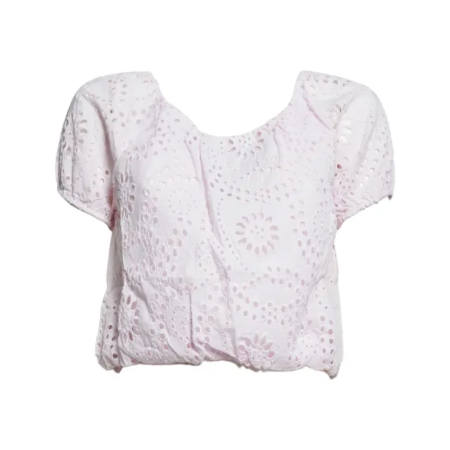 MC2 Saint Barth Giada top bimba rosa sangallo