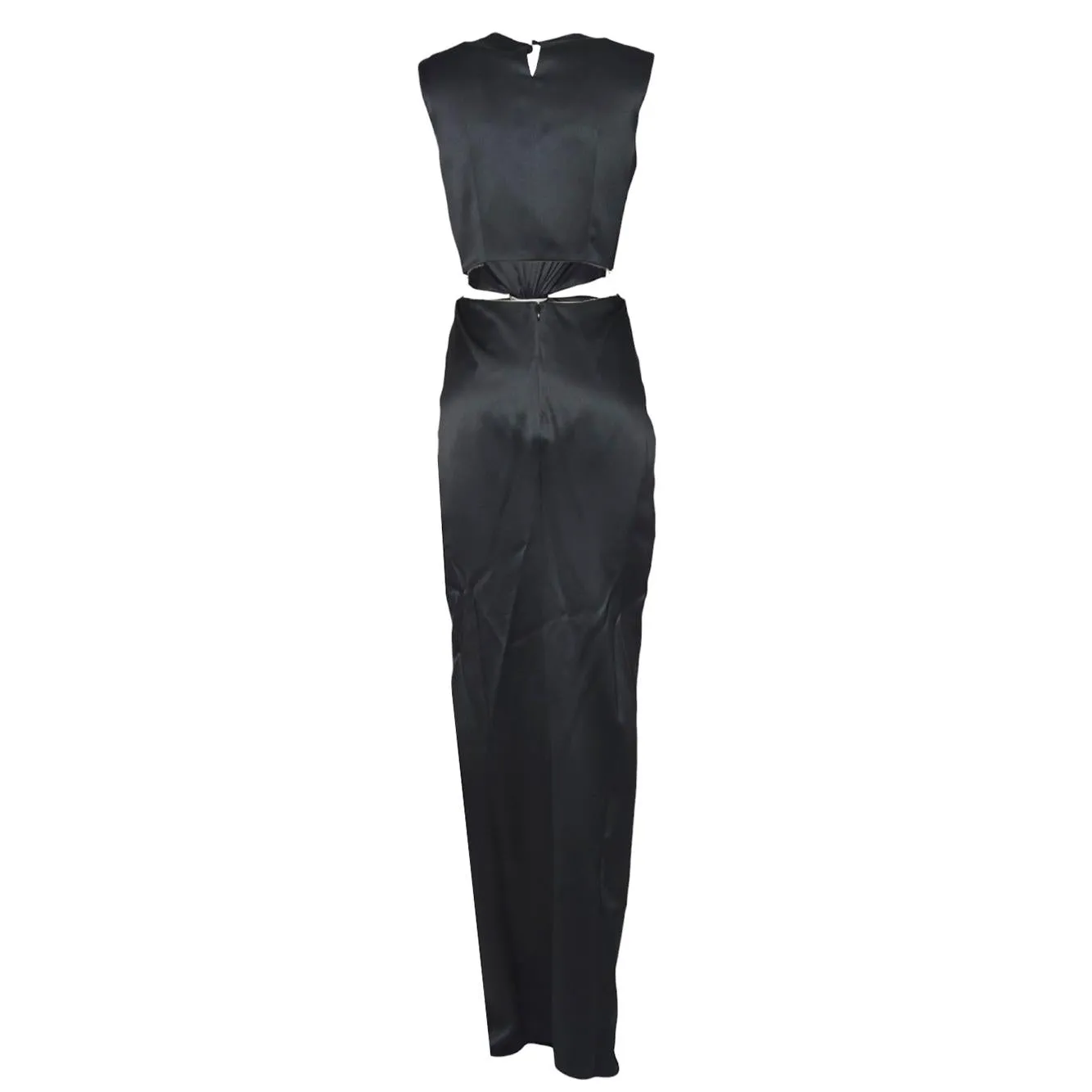 Max Mara Pianoforte Panaro 2511221024600 abito seta nero