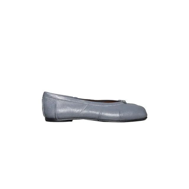Maison Margiela S58WZ0127P3753 ballerine grigie pelle